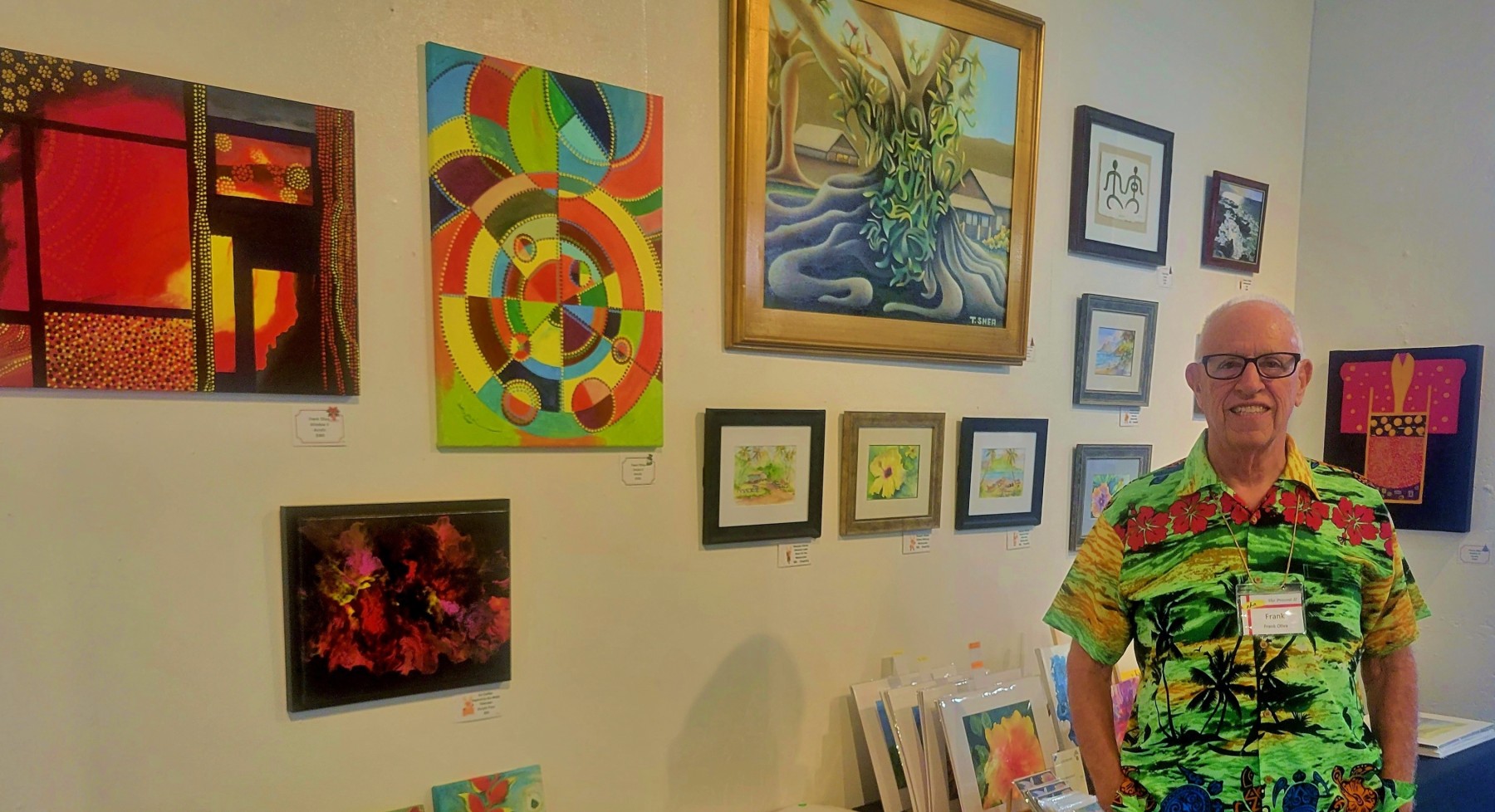 Association of Hawaii Artists The Present II - Frank Oliva Art Event